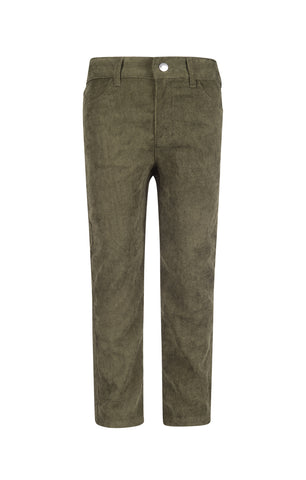 SKINNY CORDS OLIVE