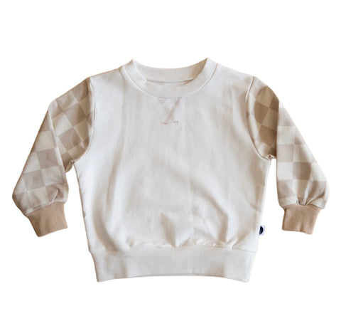 CHECKERBOARD PULLOVER