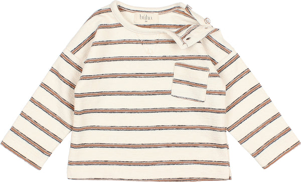BABY COCOA STRIPES SWEATER