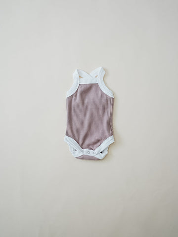 TANK BODYSUIT - TAUPE