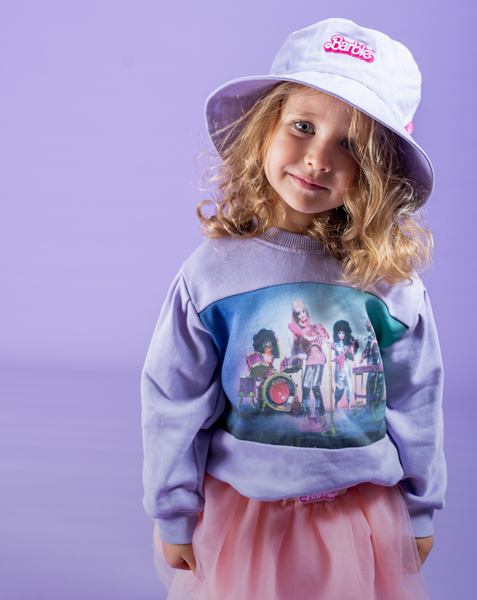 Barbie™ & The Rockers 'I'm With The Band' Sweater Lavender