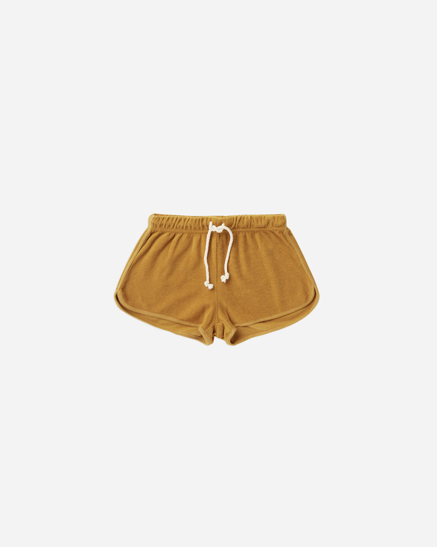 GOLD TERRY TRACK SHORT
