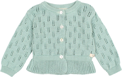 BABY ROMANTIC CARDIGAN - ALMOND